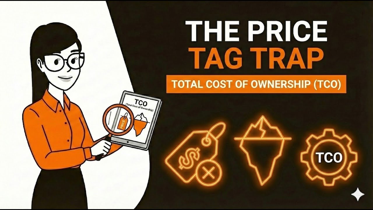 The Price Tag Trap: Total Cost of Ownership (TCO)