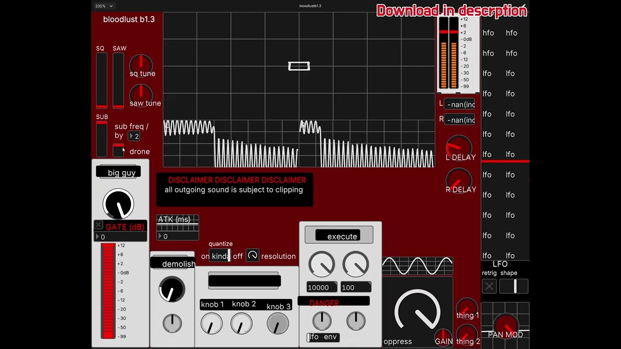 Bloodlust b1.3 demo