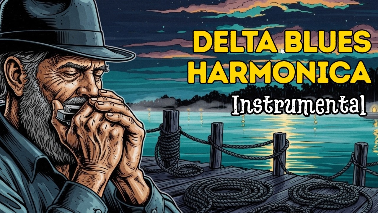 Harmonica Blues Instrumental For Study and Sleep | Vol 27