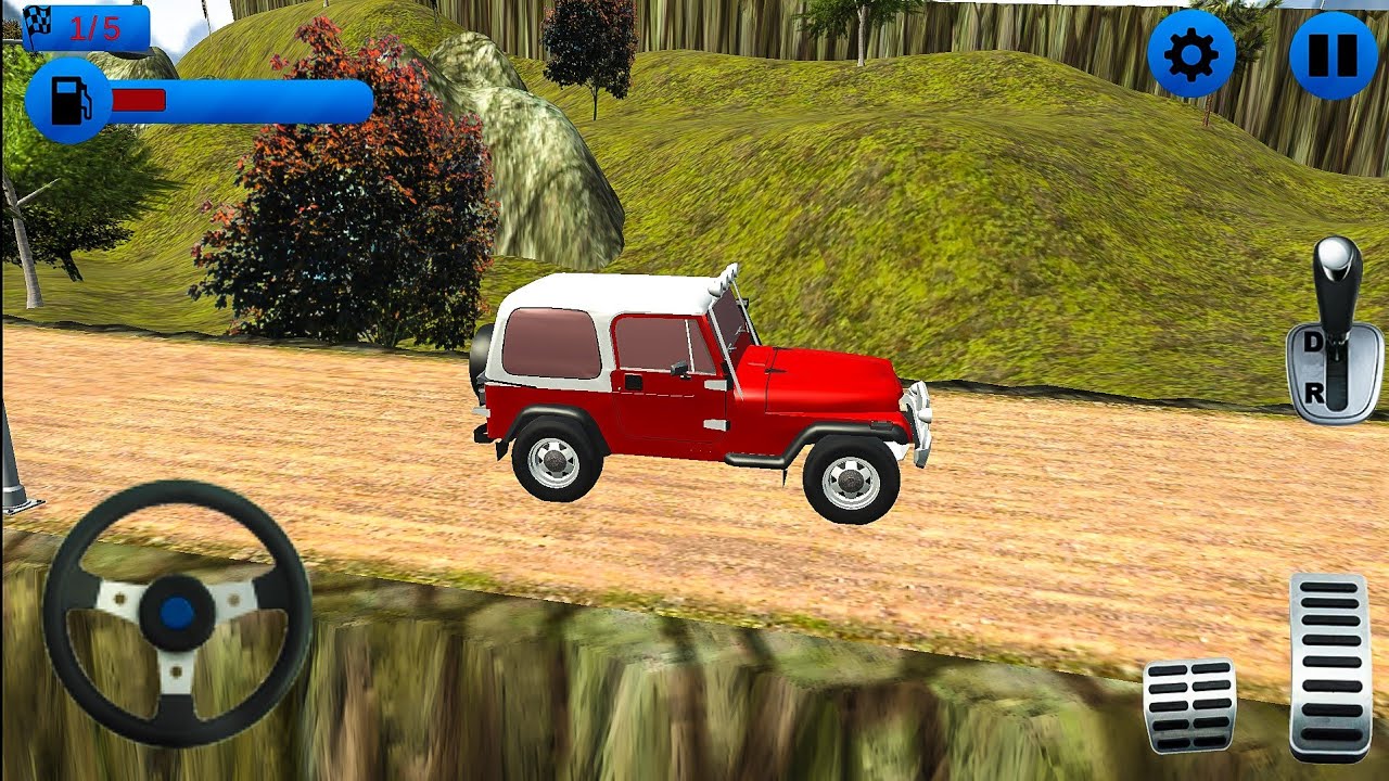 Crazy Off Road Jeep Driving: 4x4 Jeep Games - Android Gameplay FHD