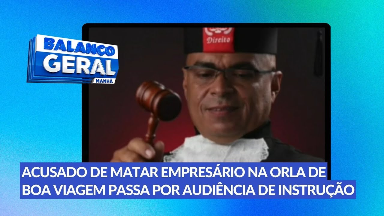 Acusado de matar homem na orla de Boa Viagem em janeiro deste ano passa por audiência de instrução