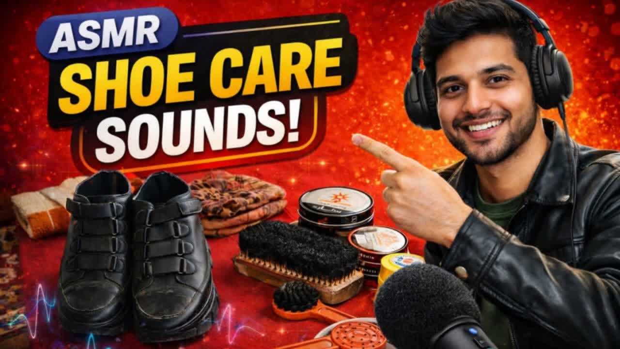 No Talking ASMR Shoe Care Sounds