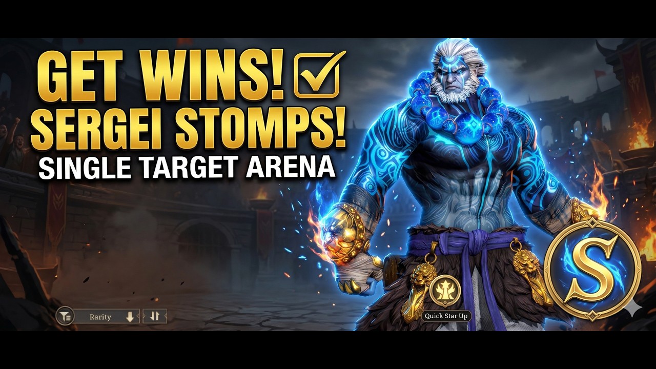 How To Get Wins In Single Target Arena With Sergei