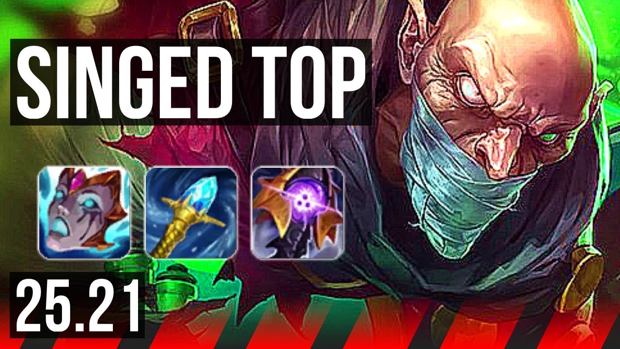 SINGED vs AMBESSA (TOP) | 13/3/11, Legendary, 36k DMG | KR Diamond | 25.21