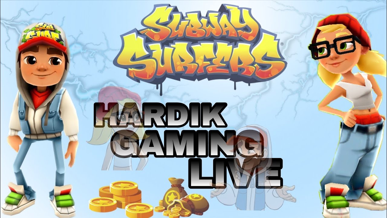 hardik gaming live subway surfers #shortsfeed  #shortlivestream #hardik gaming