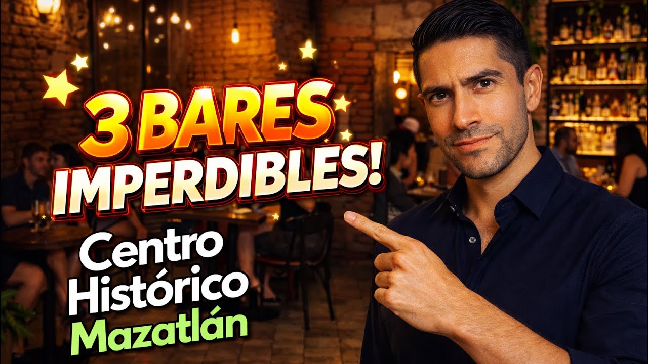 3 Bares Imperdibles en MAZATLÁN (¡Así la vida nocturna!) 🍷🌙
