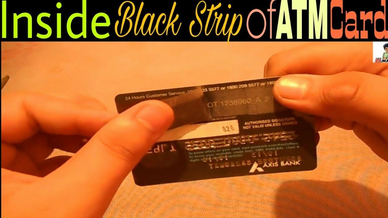 What's Inside the Black Strip of ATM Card | Inside Magnetic Strip of CREDIT/DEBIT card
