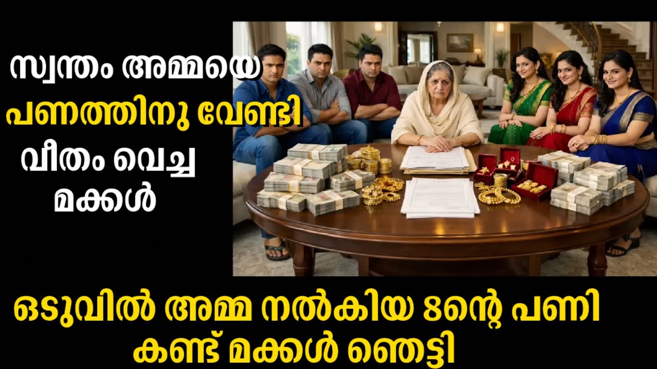 സ്വന്തം അമ്മയെ പണത്തിനു വേണ്ടി വീതം വെച്ച മക്കൾ, ഒടുവിൽ അമ്മ നൽകിയ 8ന്റെ പണി കണ്ട് മക്കൾ ഞെട്ടി 