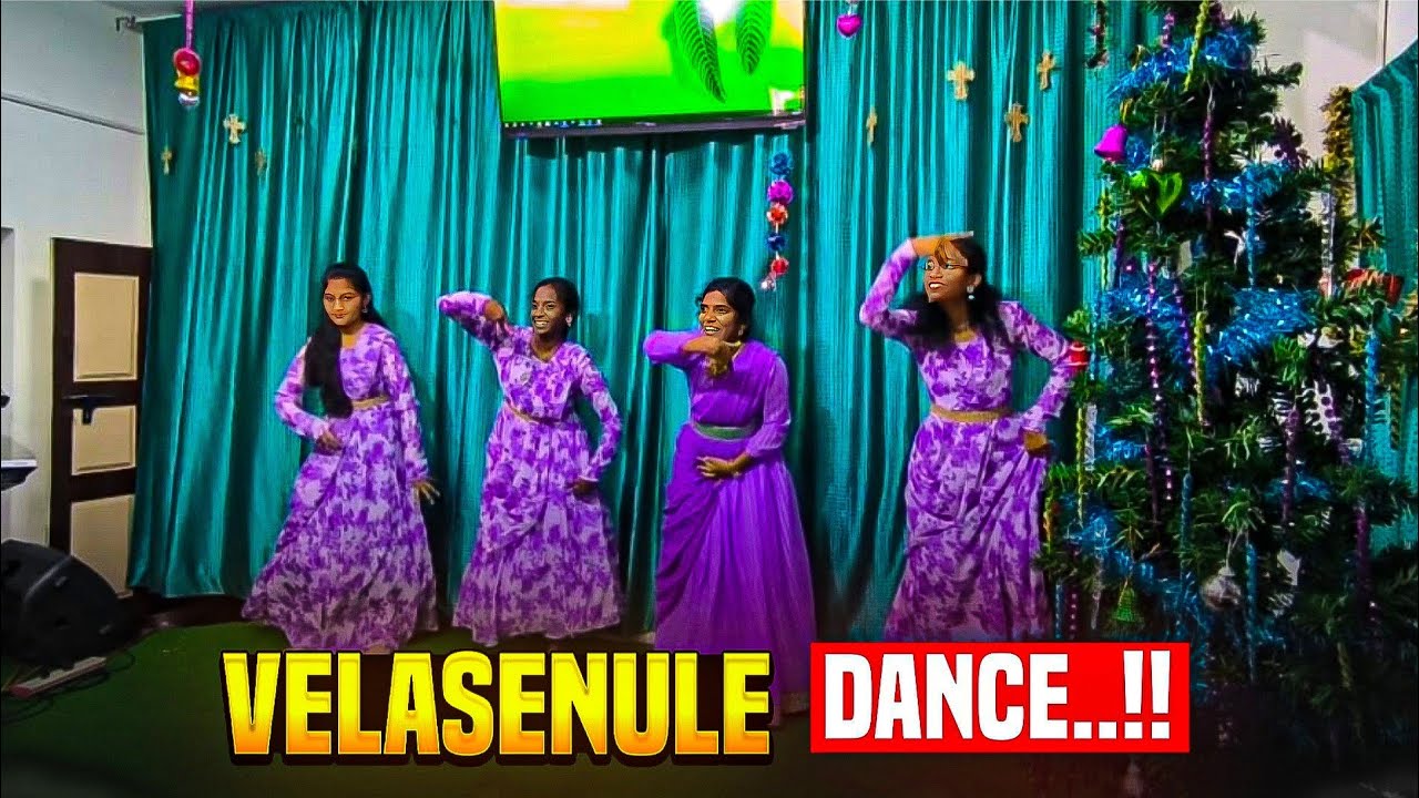 "VELASENULE"christmas dance in 2023 in CALVARY CHURCH SIDDIPET✨pls do subscribe🤌