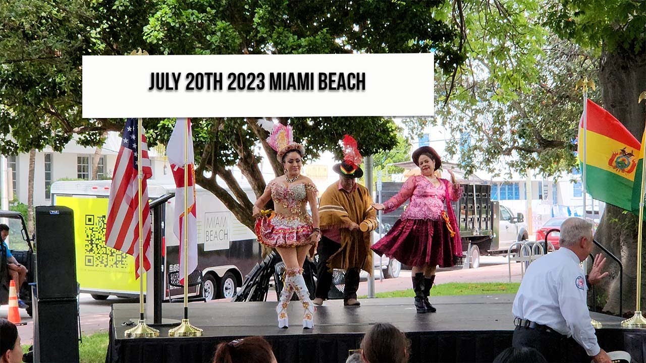 Bolivia Day of Bolivar July 20th and Skate Miami Beach