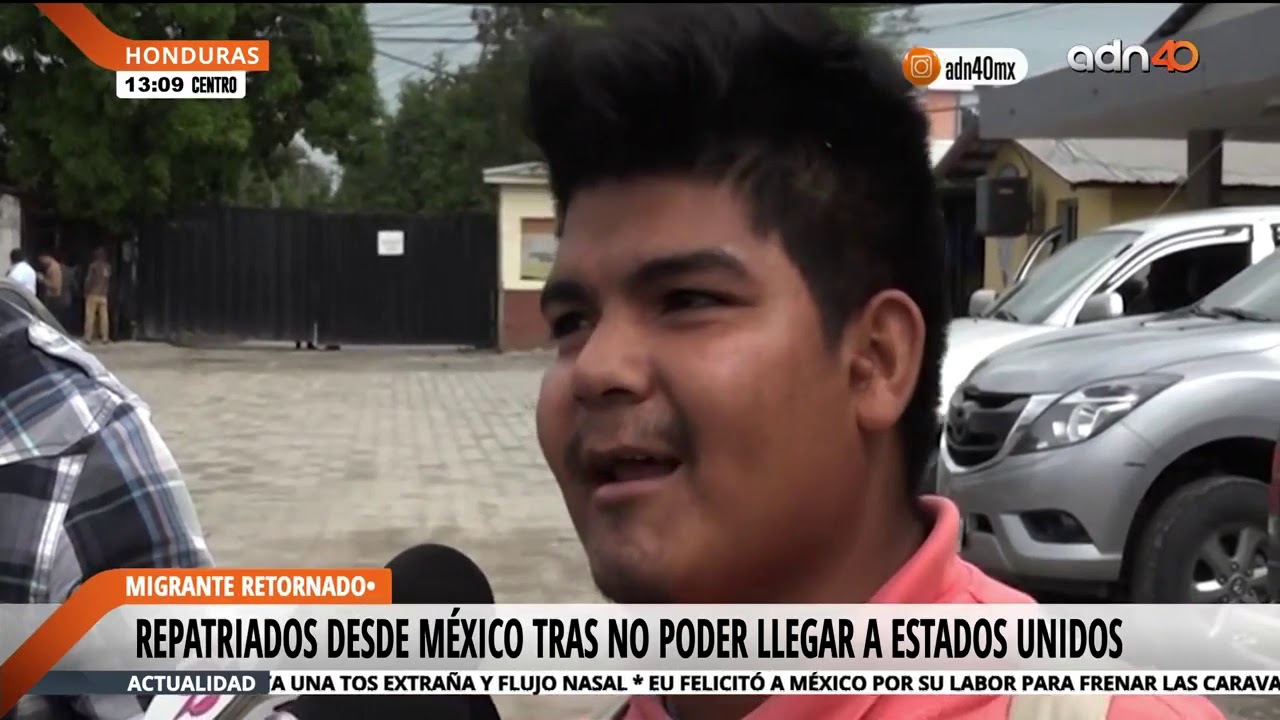 Llegan a Honduras migrantes deportados desde México