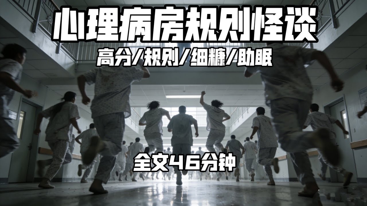 一口氣看完心理病房規則怪談｜恐怖故事｜守則｜助眠｜高分故事