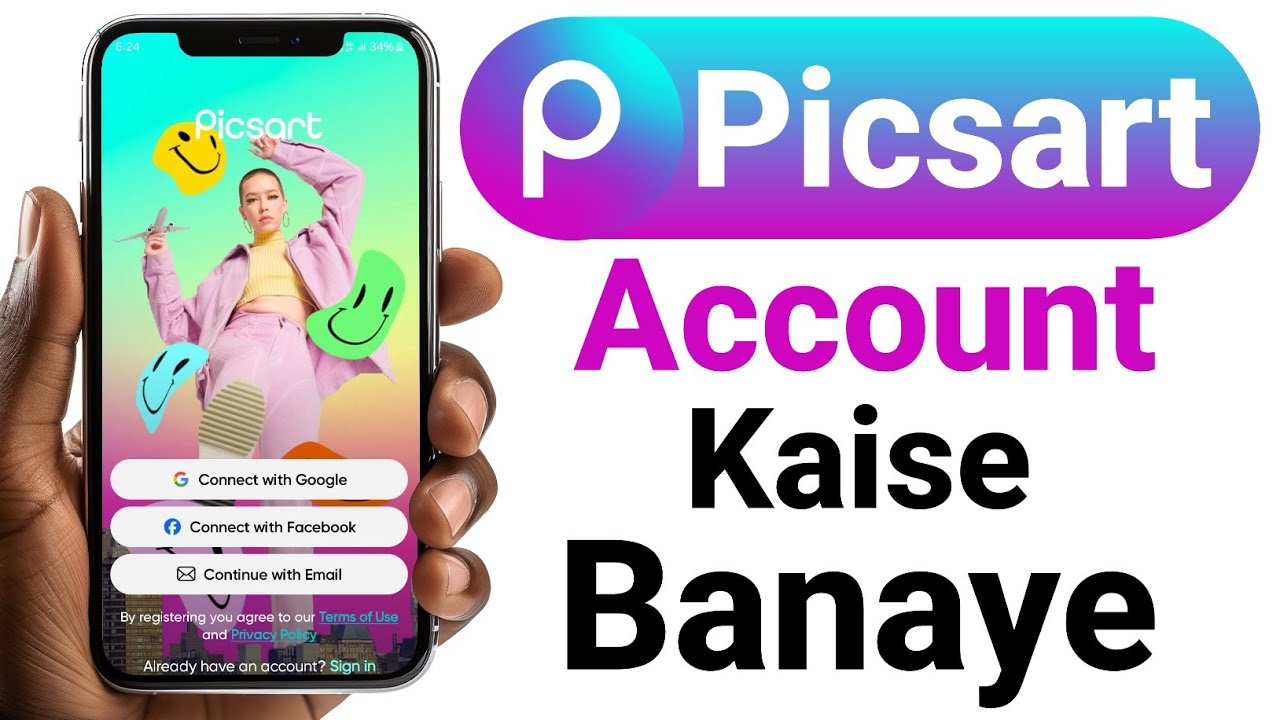 Picsart ki id kaise banaye | How to Create Picsart Account