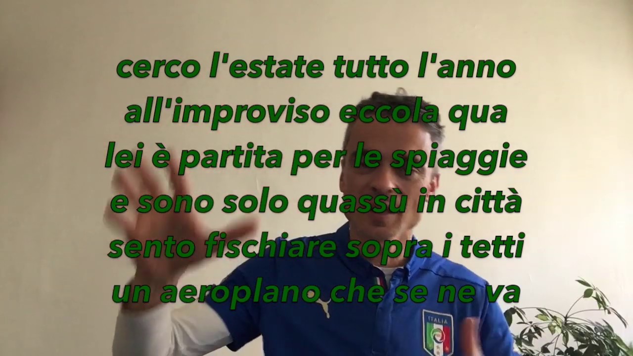 Italienisch Anfänger - Tagesblog Italienisch lernen mit Liedern - Italienisch leicht lernen