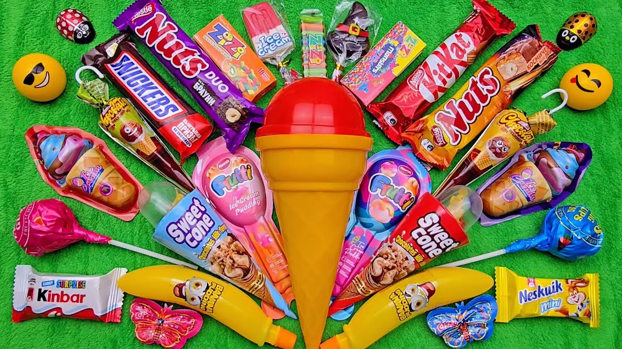 Satisfying Video Unboxing GIANT Rainbow Lollipop Candy with Yummy Sweets Cutting ASMR