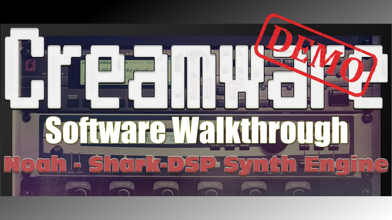 Creamware Noah \/2024\/ Remote Software Overview/Introduction with #minimax Minimoog Clone Demo