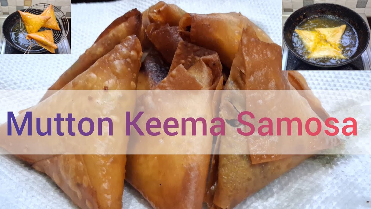 Mutton Keema Samosa /Keema Samosa Recipe/Aayesha's Style Mutton Keema Samosa...