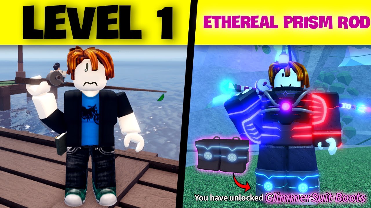 NOOB TO PRO: GETTING Ethereal Prism Rod | UNLOCKING Glimmersuit Boots (Roblox Fisch)