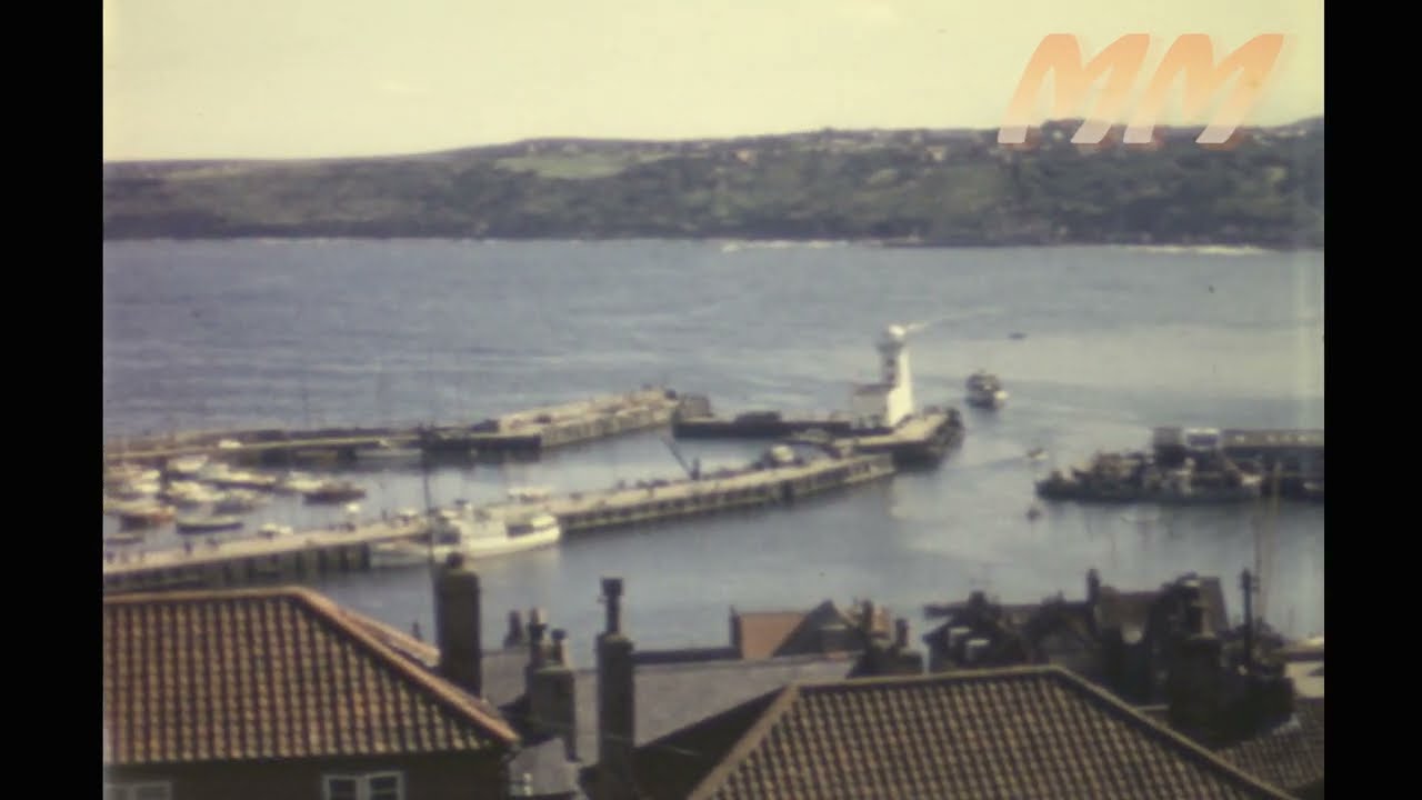 Bridlington & Scarborough Yorkshire 1970s old cine film 221