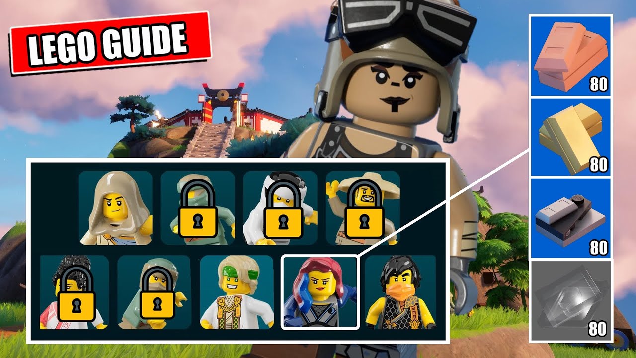 Fortnite Lego | Как разблокировать NPC, которые дают бесплатные материалы в монастыре Спинджитцу