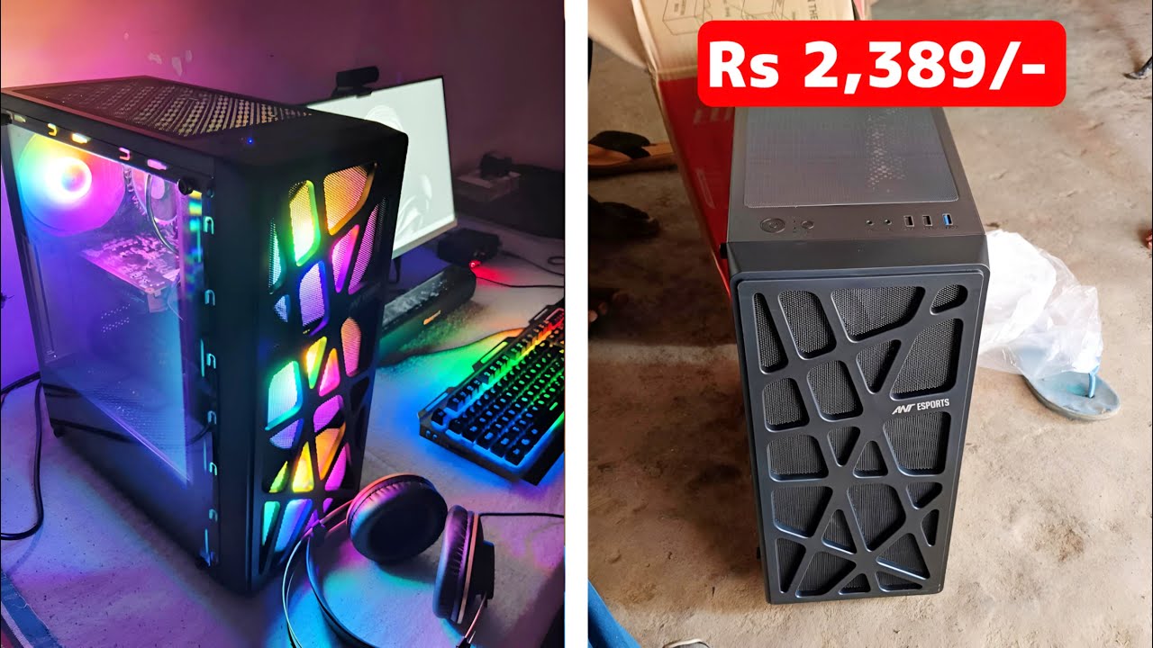 Ant Esports Elite 1100 Mid Tower Computer Gaming Cabinet