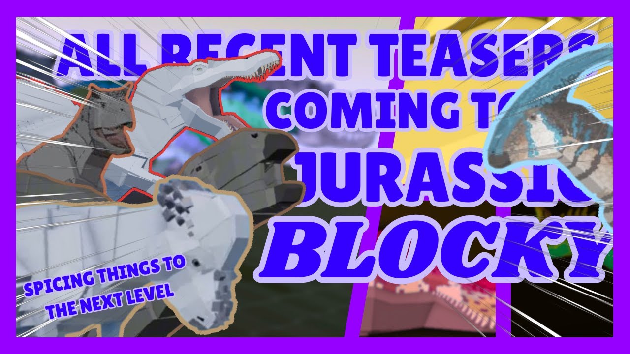 ALL NEW TEASERS COMING TO JURASSIC BLOCKY IN 2026