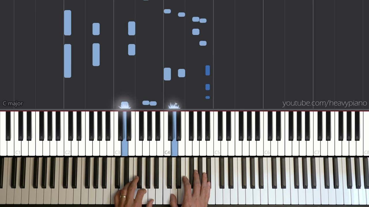 Soundgarden - Black Hole Sun Piano Synthesia Cover