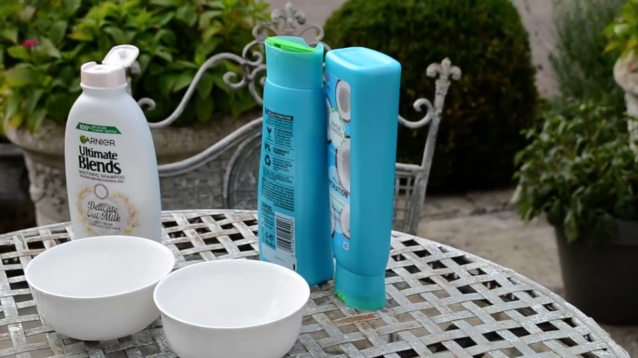 Шампунь Herbal Essences Hello hydration shampoo + Garnier Oat milk shampoo