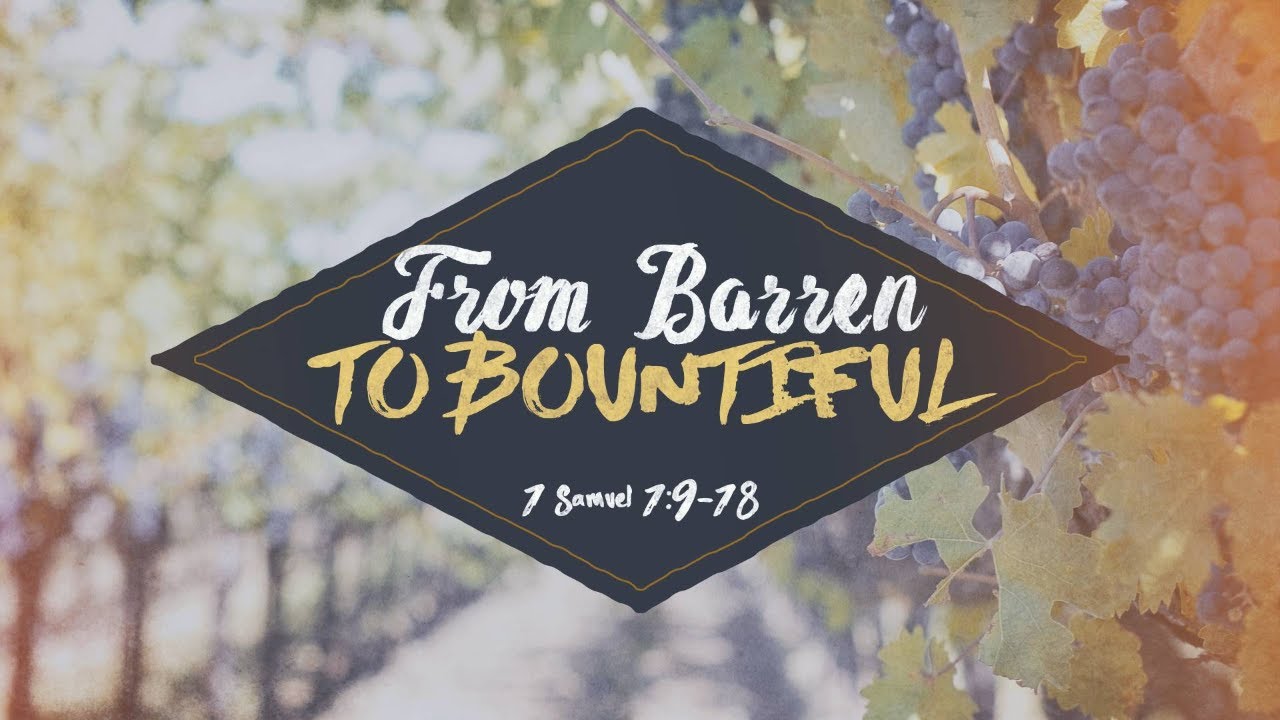 Gratitude Series: From Barren to Bountiful