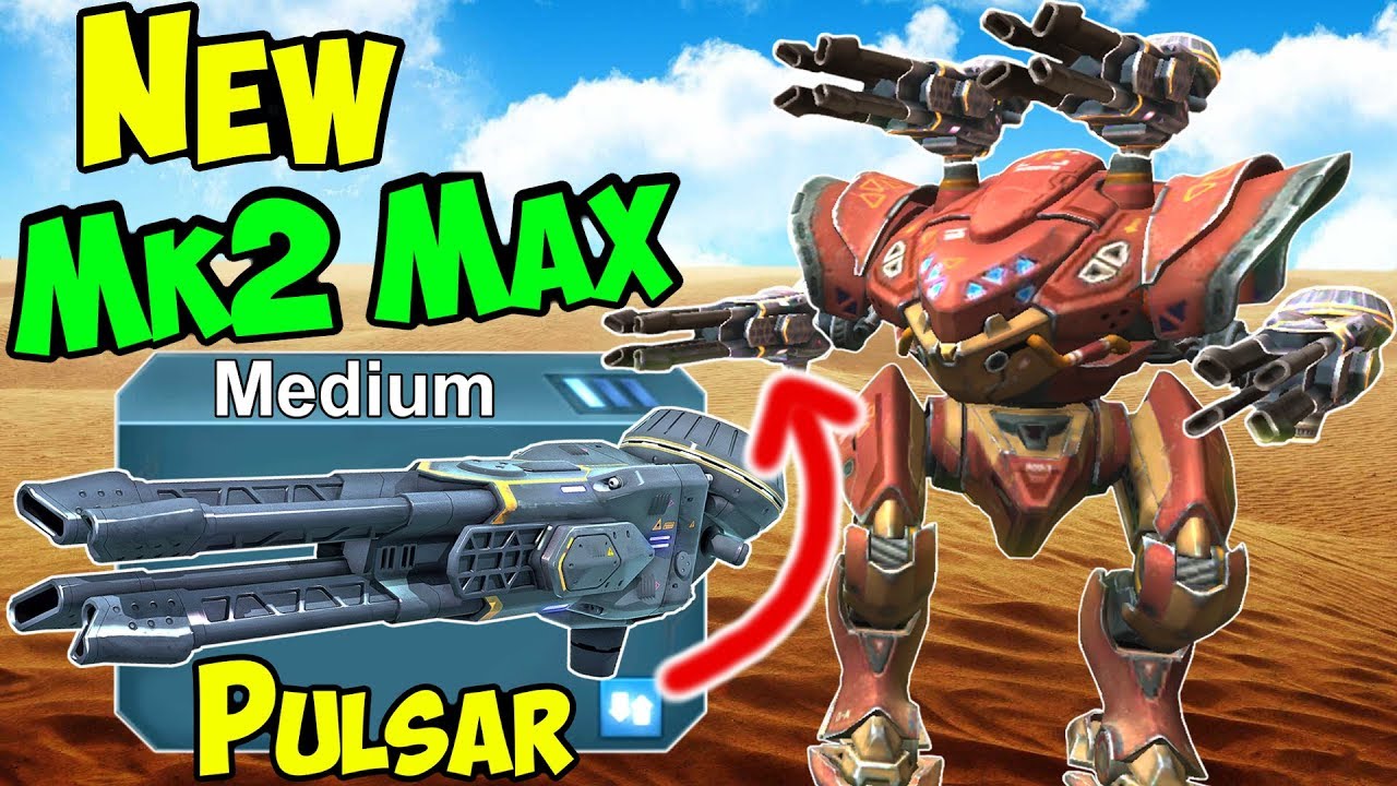 War Robots New Mk2 Maxed Pulsar Spectre Gameplay Review & Vote! WR