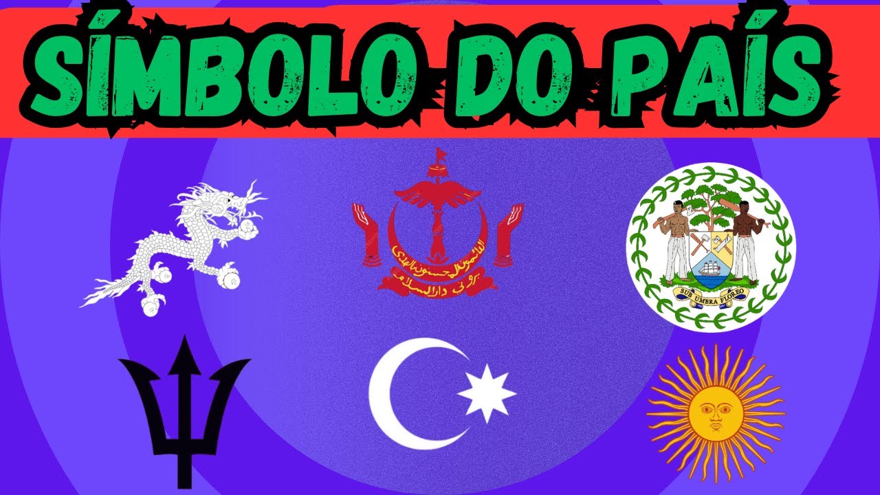 Adivinhe de Qual País é Esse Símbolo! 🌍🏳️ | Só 1% Acerta Todas! - desafio quiz D +