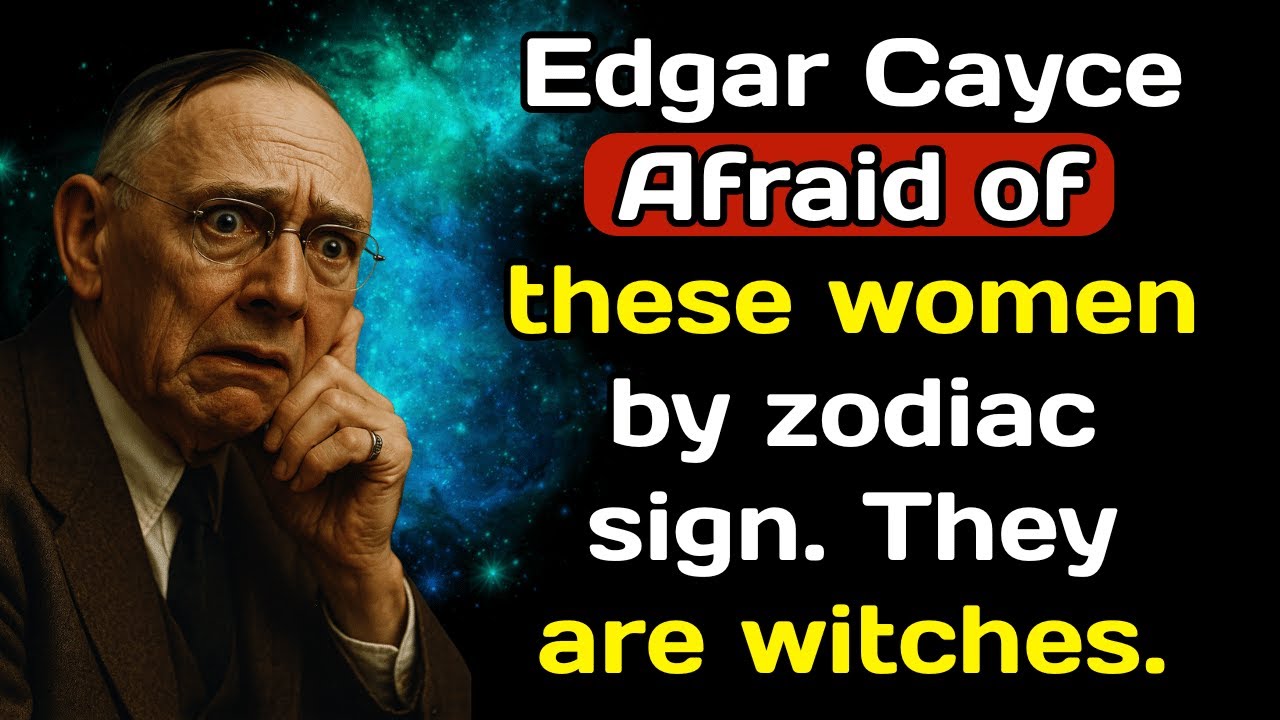 Edgar Cayce Afraid of these women by zodiac sign. They are witches.