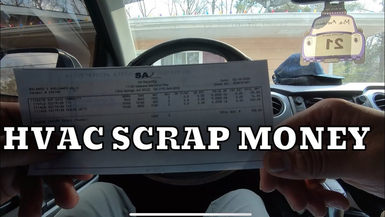 HVAC scrapping on slow season!! #bluecollar #hvaccontractor #hvacsystem 