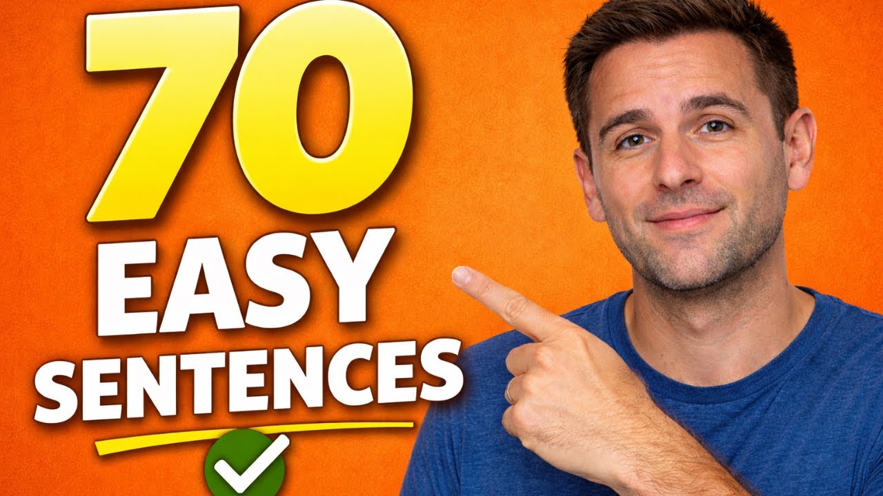 70 Easy English Sentences for Beginners | Slow Listening Practice | Everyday Conversation Shadowing