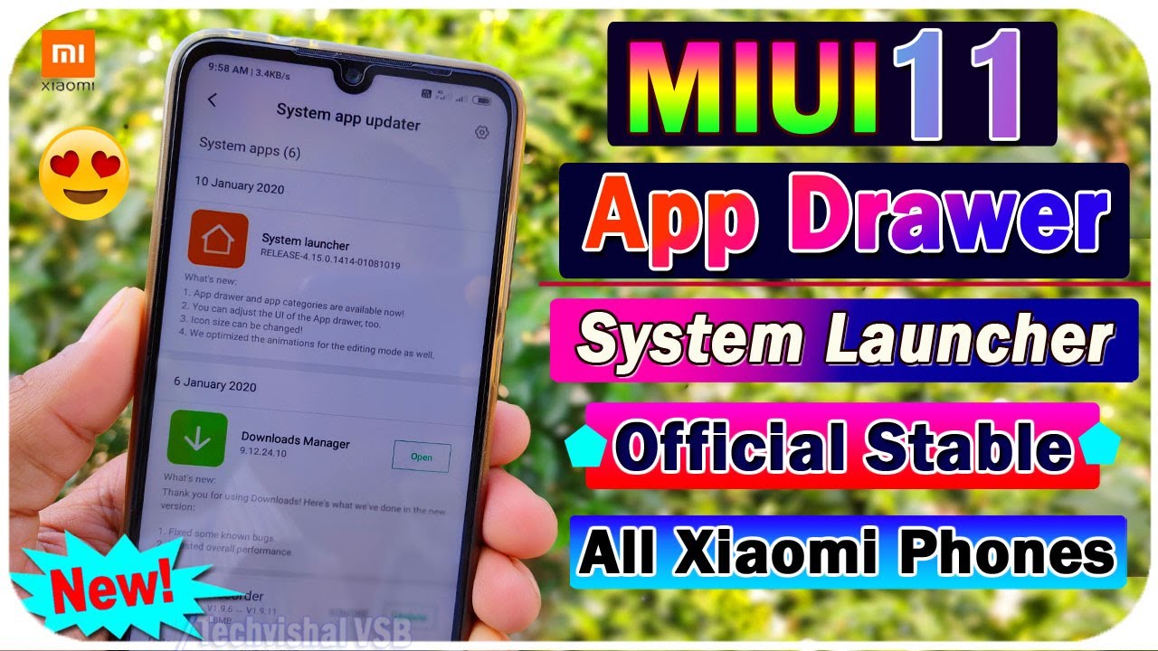 MIUI 11 New Official App Drawer System Launcher Update Features | MIUI 11 Launcher App Drawer Stable