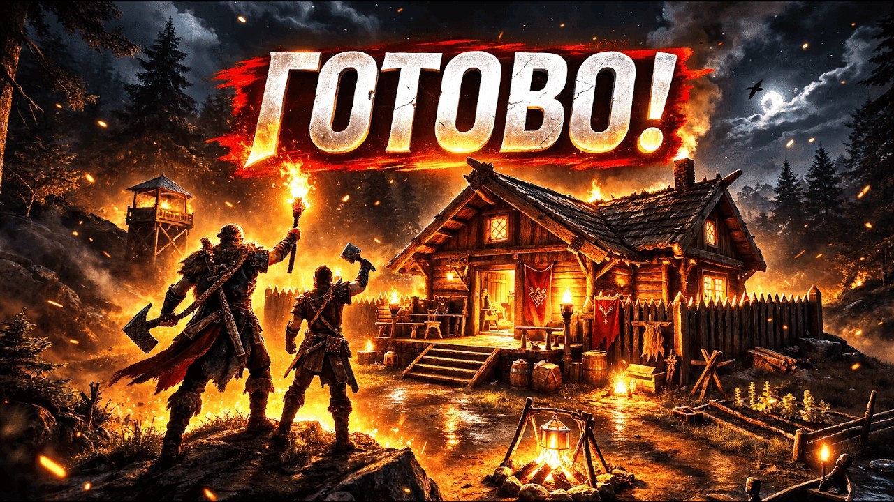 НАШ ДОМ ГОТОВ! | Valheim