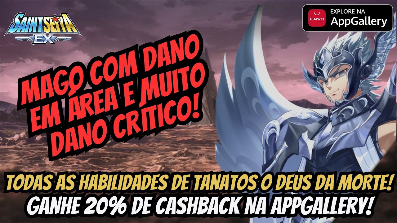 ⭐THANATOS O DEUS DA MORTE! DANO EM ÁREA E MUITO DANO CRÍTICO! GANHE ATÉ 20% DE CASHBACK APPGALLERY!⭐