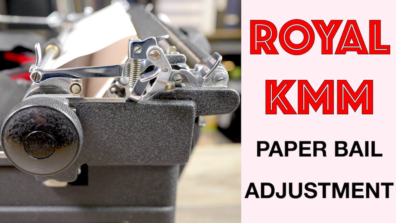 Royal KMM Paper Bale Tension Adjustment