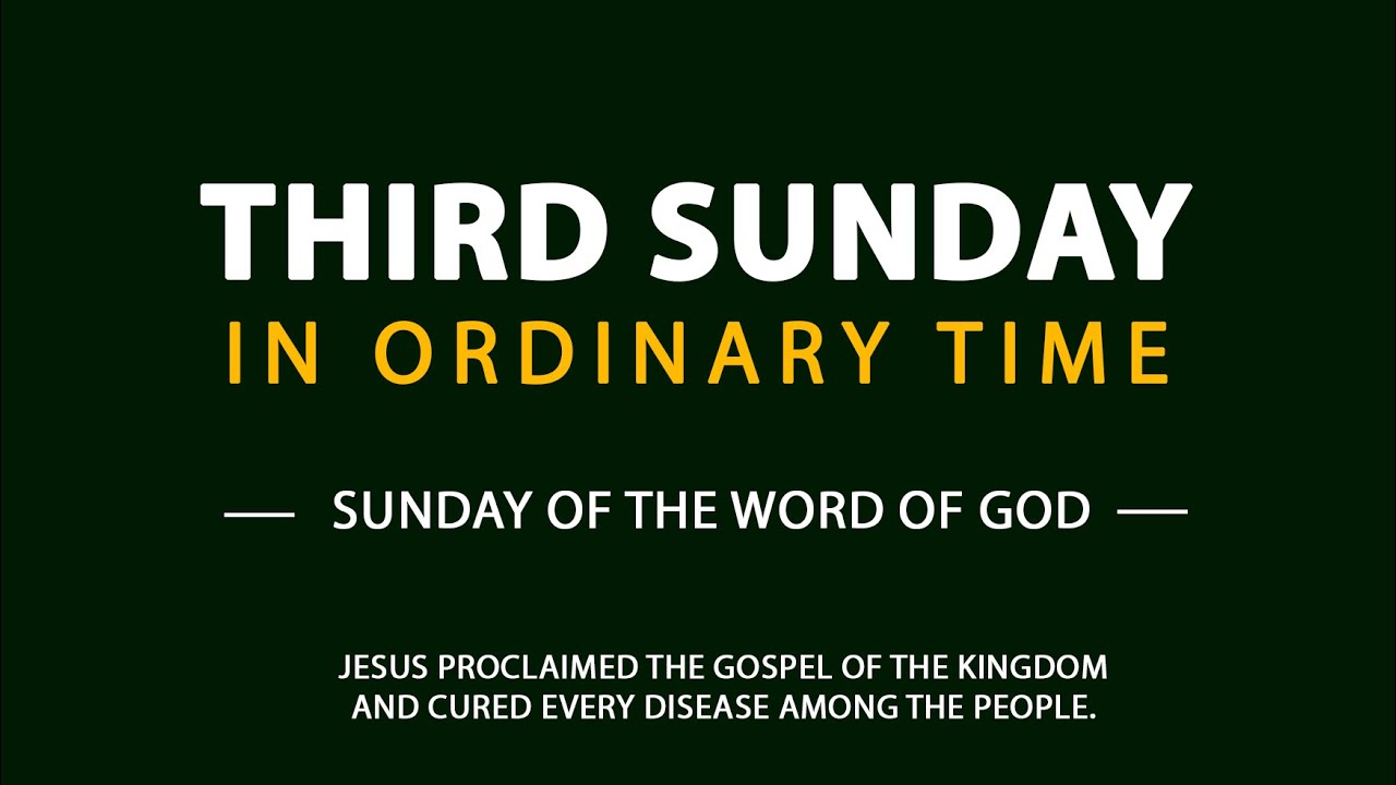 Third Sunday in Ordinary Time