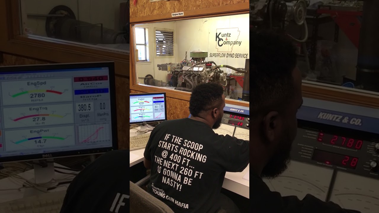 First dyno with 15&deg; brodix Heads