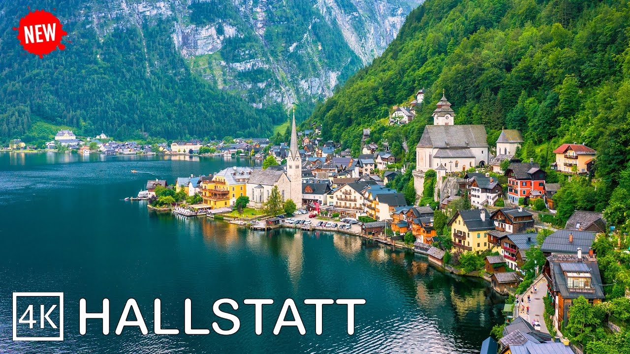 Hallstatt Austria 🇦🇹 Europe's Most Beautiful Village ,4K 60p