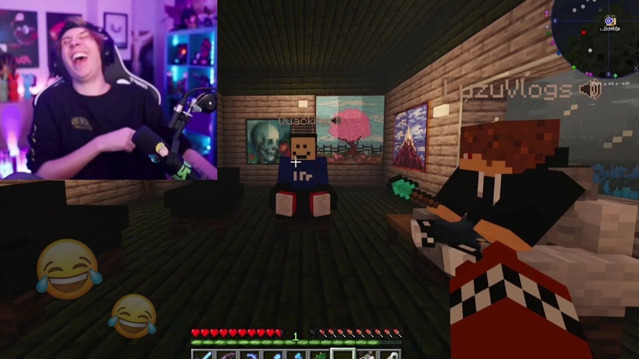 Quackity: hace falta que te anexen | Rubius: y a ti que te deporten... 😂