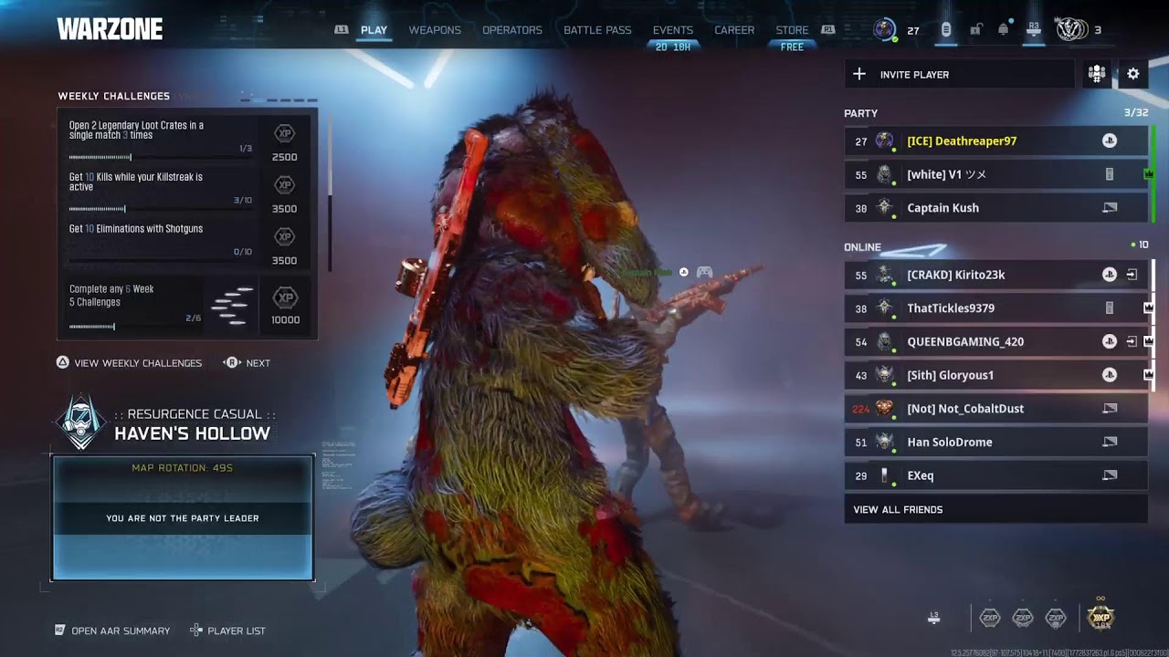 COD antics