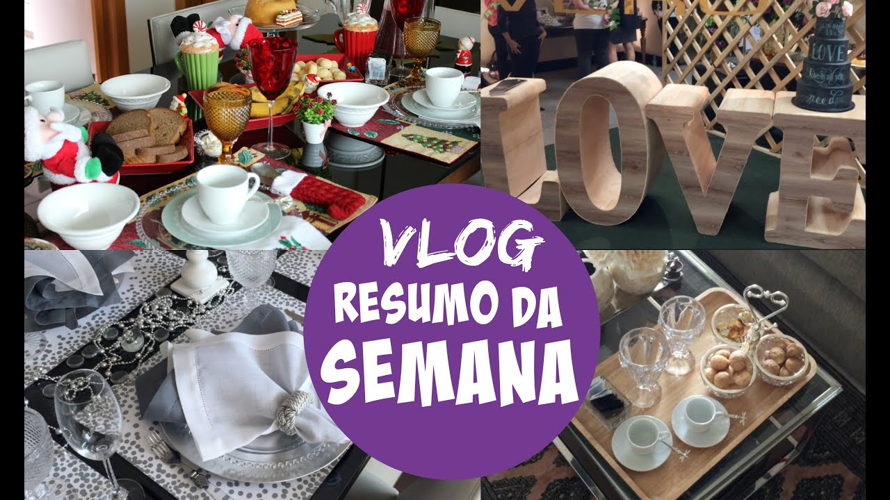 VLOG DA SEMANA - CAFÉ DA MANHÃ DE NATAL, MESA POSTA ANO NOVO, GOIÂNIA E MAIS!