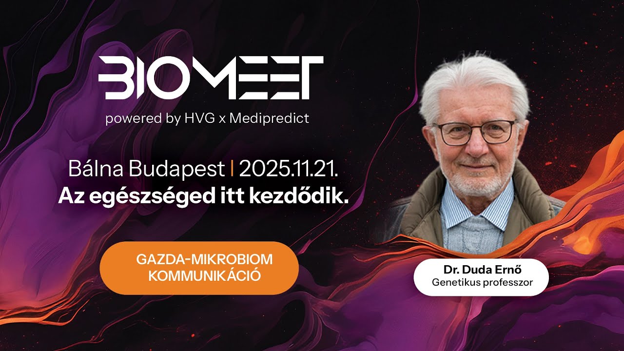 Biomeet 2025 - Prof. Duda Ernő - Gazda-mikrobiom kommunikáció