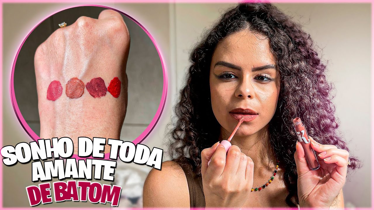 Conheça os BATONS da KAREN BACHINI BEAUTY comigo!