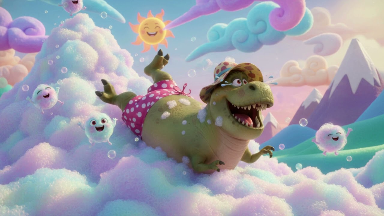 From Stinky to Hero 🦖✨ | Barnaby the Dinosaur Saves the Village | Kids Story