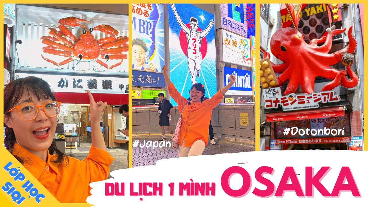 Lần đầu đi DU LỊCH 1 MÌNH tới OSAKA NHẬT BẢN! Trải nghiệm đi tàu Shinkansen nhanh nhất thế giới?!