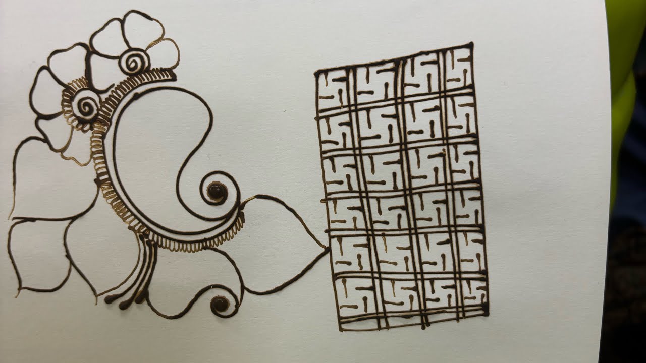 Easy Mehndi tutorial #mehndi #tutorial #art #madhubani #henna #hennaart 