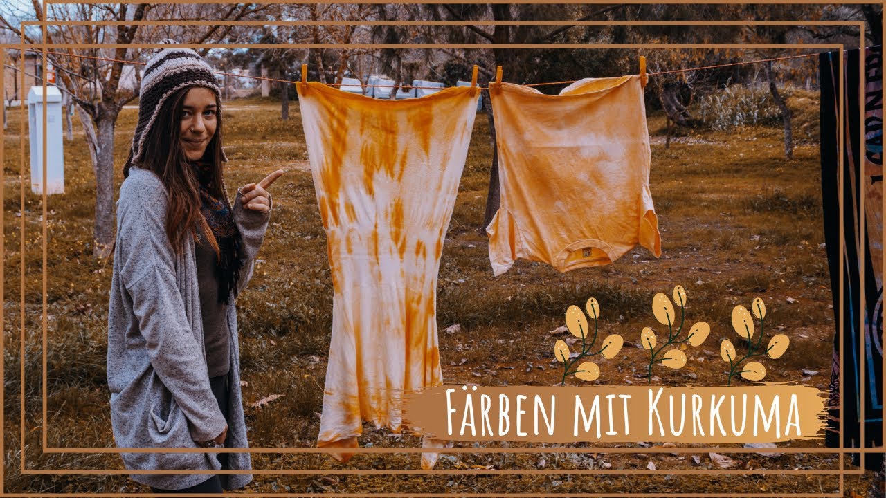 Natürlich färben mit Kurkuma | Ergebnis | Aufwand & was beachten